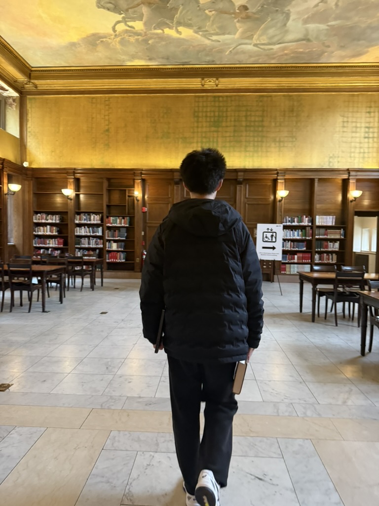 Interior of a Boston library